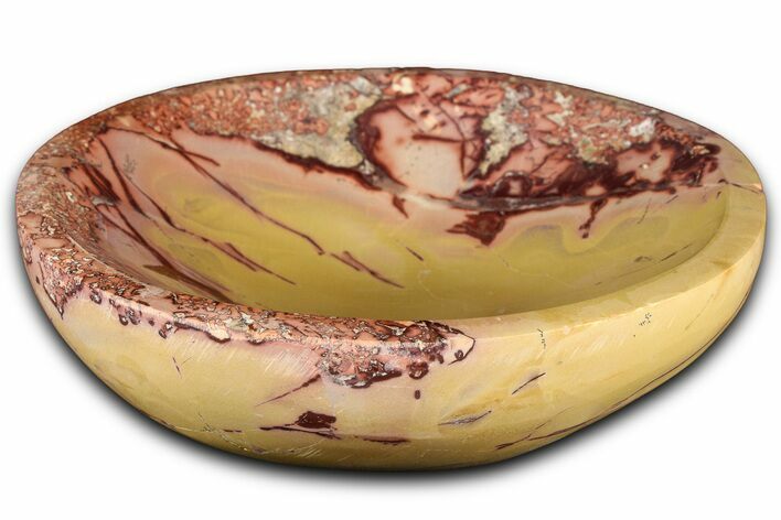 Polished Saharan Desert Jasper Dish - Morocco #349406